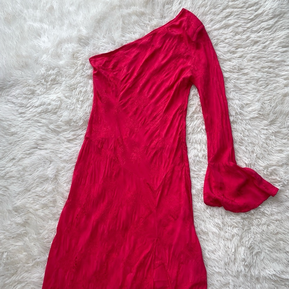 Anthropologie RAHI Dienna One Shoulder Long Sleeve Maxi Dress - Picture 3 of 15